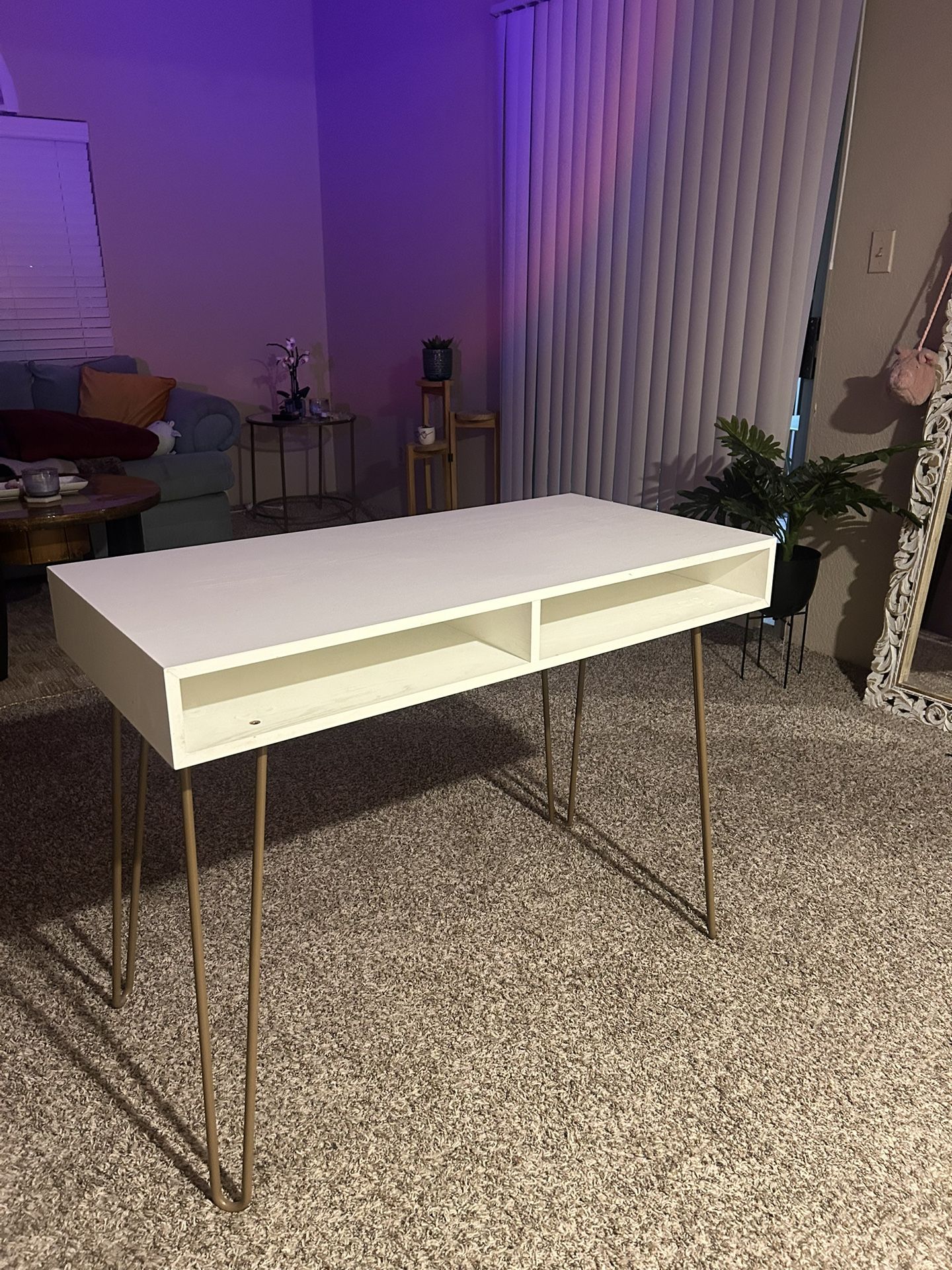 Desk for home, with storage