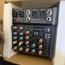 8 Channel Mixer With Bluetooth And USB Audio