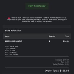 6 Flags Tickets 