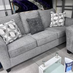 Grey Fabric Sofa Set ‼️ Only $1,299‼️