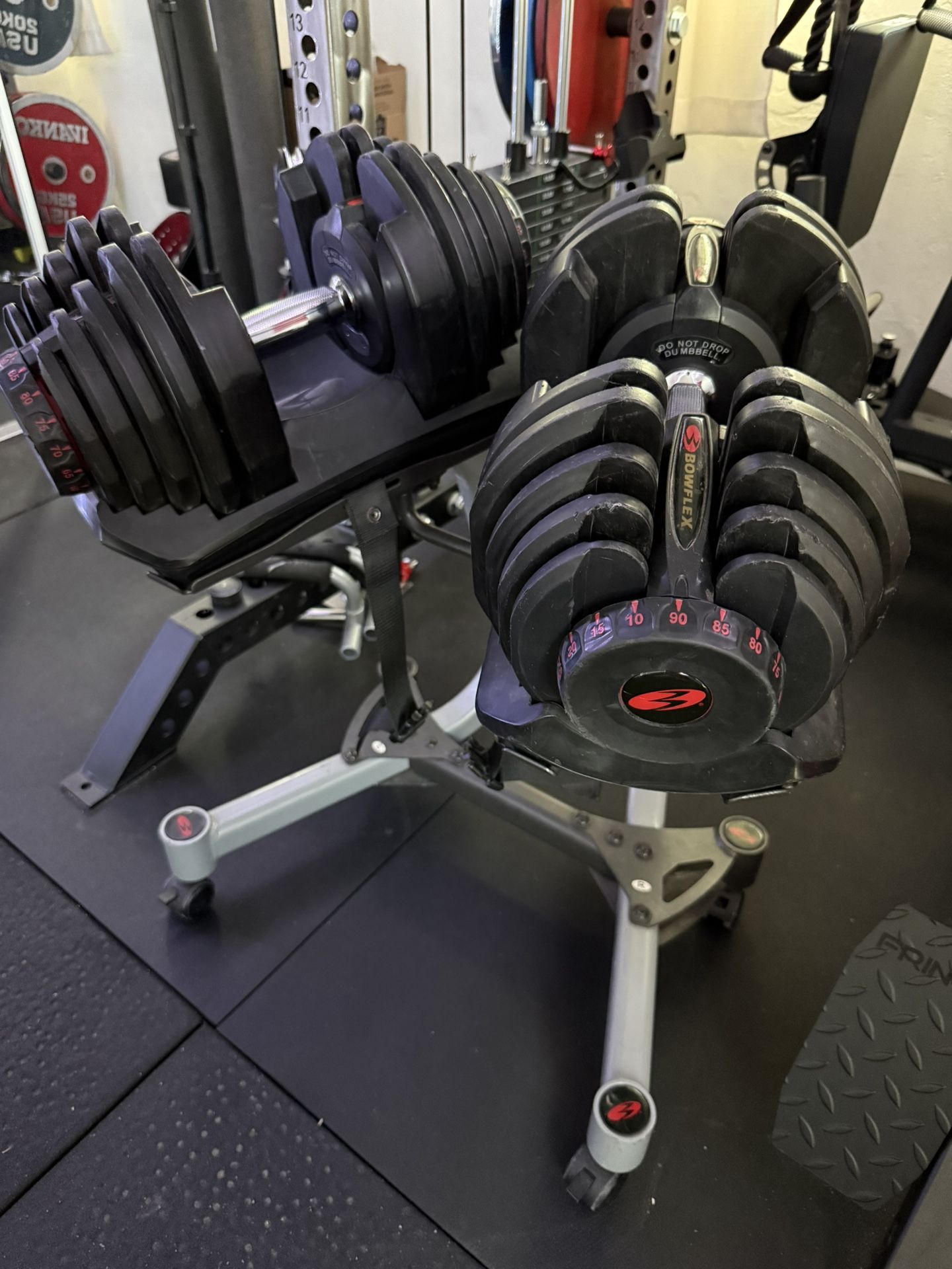 Bowflex 1090 Adjustable Dumbbells + Stand
