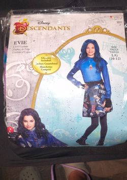 Girls Disney Descendants Evie Costume Large 10-12
