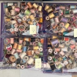 Vintage Wooden Spool Thread