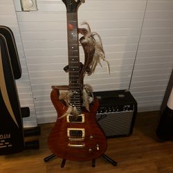 Agile Guitar With Fender speaker