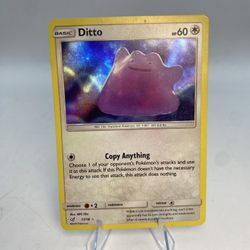 Pokemon Card Ditto Detective Pikachu Holo Rare 17/18 Near Mint