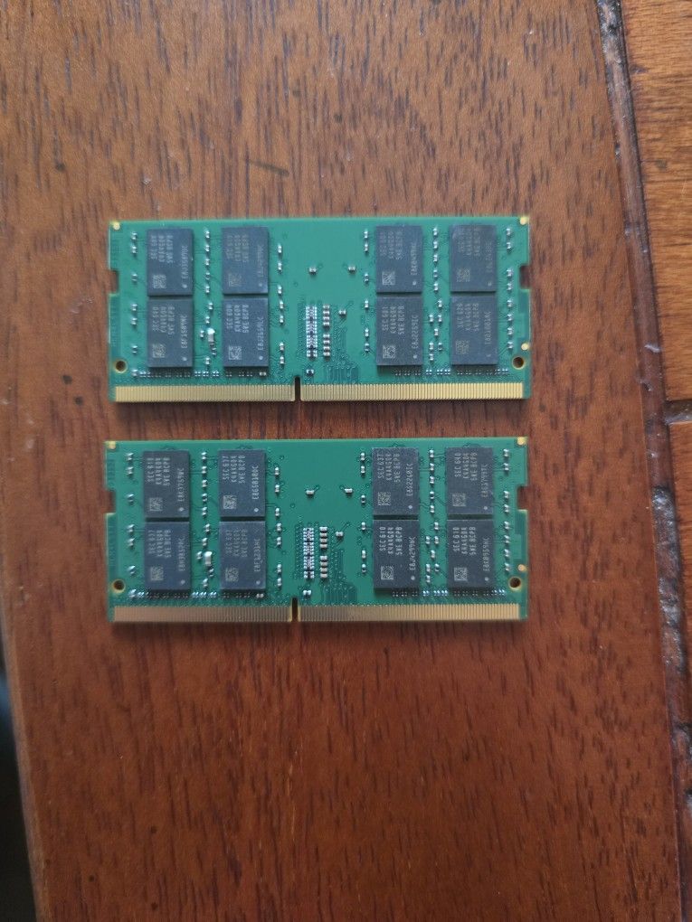 8gig X 2.      16gig DDR4 Laptop Memory