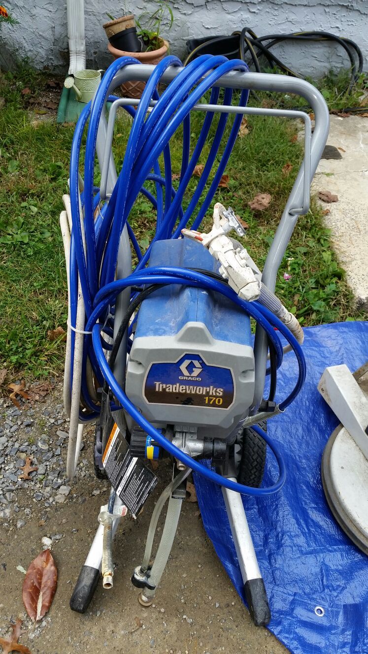 Graco tradeworks 170 paint sprayer