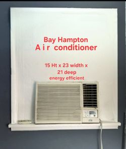 Bay Hampton 10k BTU  Air Conditioner energy efficient  Blows cold Air