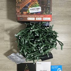 Govee Christmas Sparkle String Lights 99Ft, RGBWIC String Lights with 375 Bullet