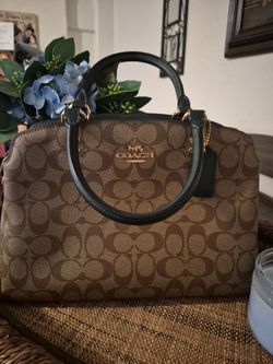 Coach Signature Satchel Handbag original
