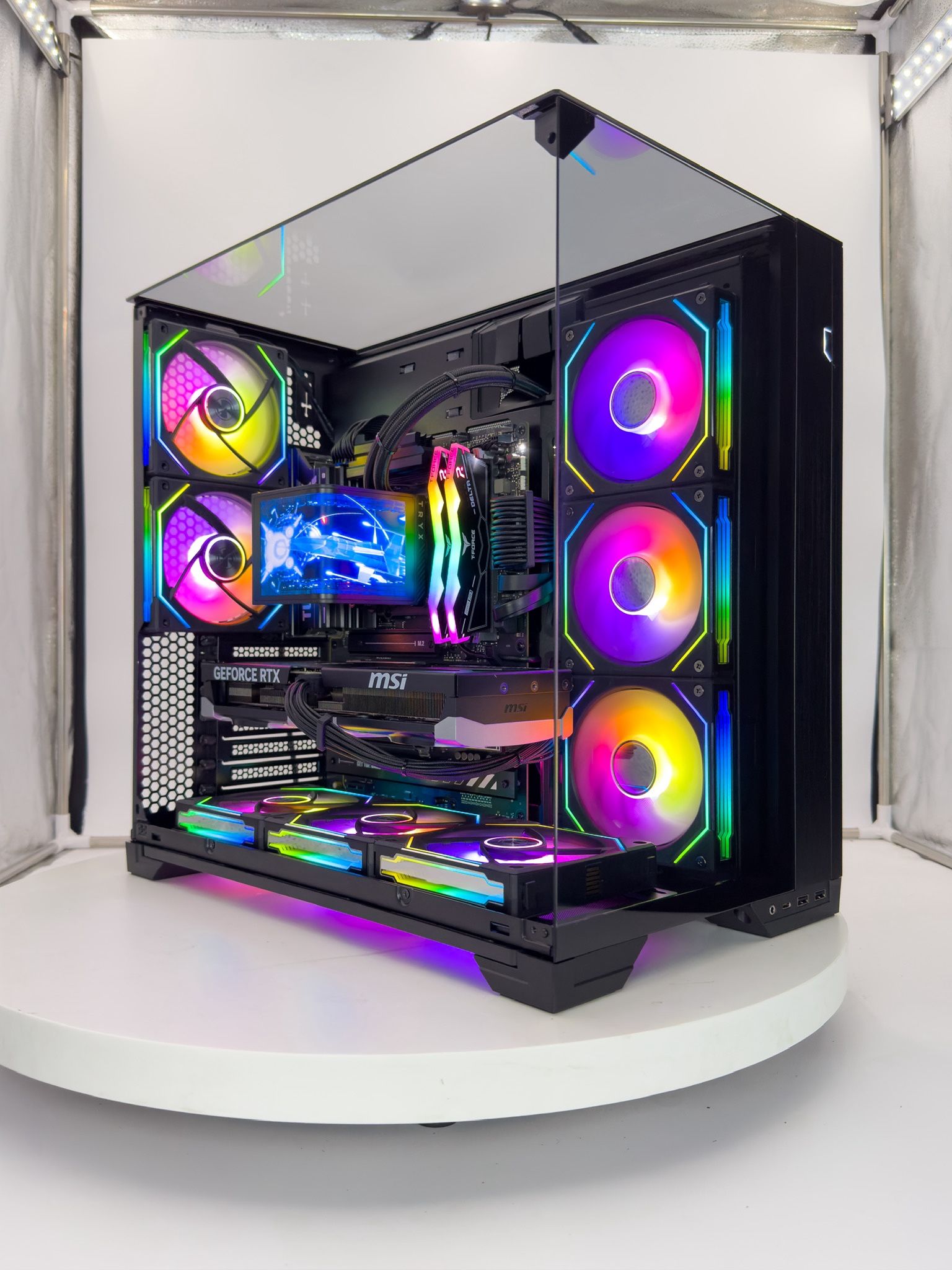 *NEW* AMD RX 9070 XT Ryzen 7 9800X3D 32GB DDR5 RAM 2TB SSD RGB Gaming Computer