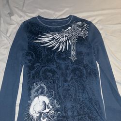 Graphic long sleeve tee