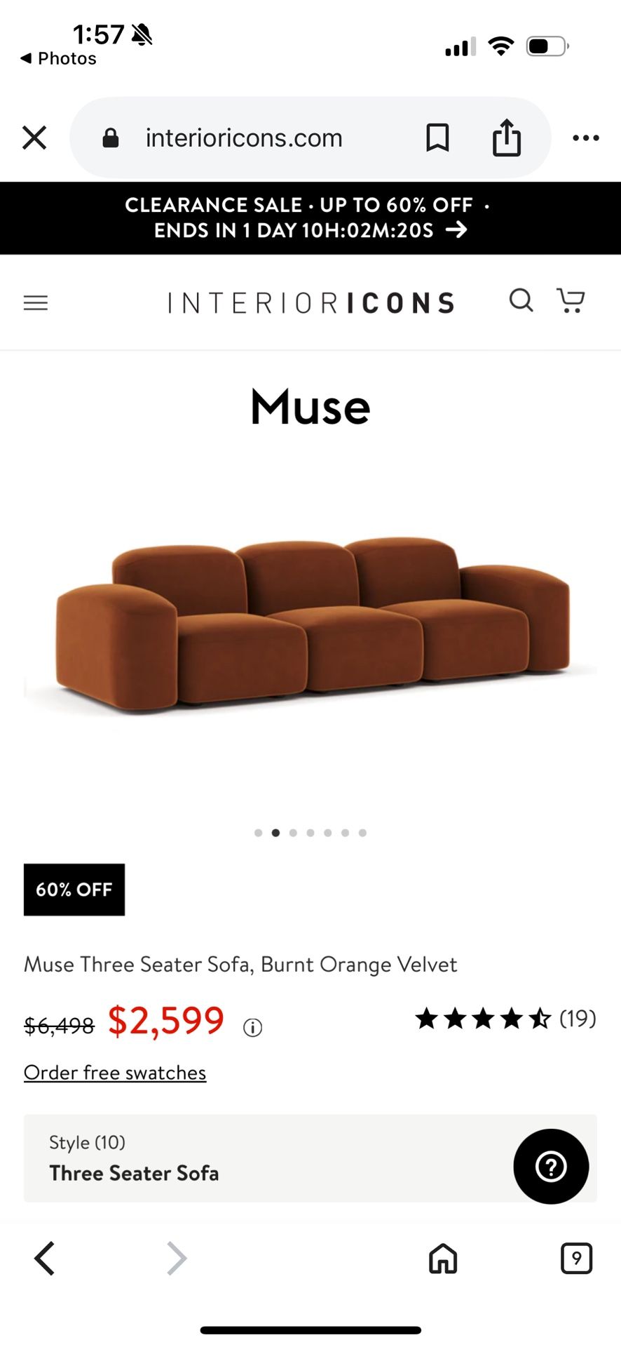 Three Seat Couch