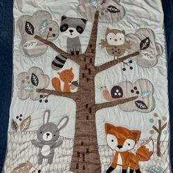 Baby Boy Crib Set Animals 