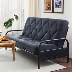 Jamdok 6" Full Size Memory Foam Futon Mattress Replacement (Frame Not Included),Futons Sofa Couch Bed with Thickened Pillowtop Cover, Floor Mattress w