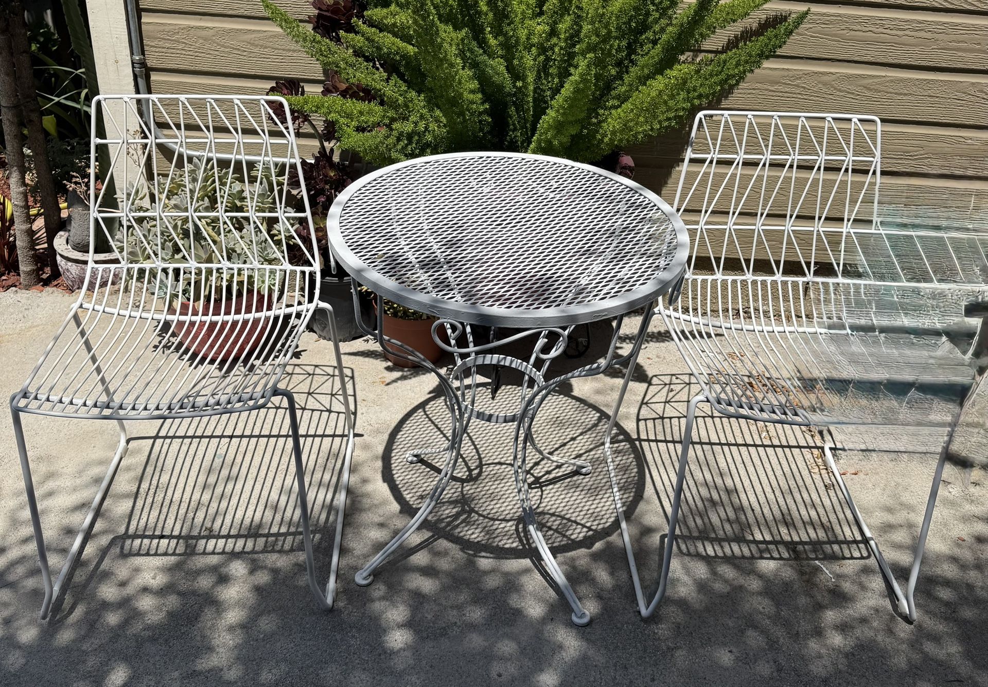 Metal Dining Set Table And Chairs