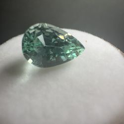 Faceted Green Kunzite 2.4 Carat