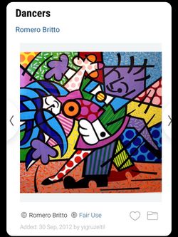 Romero Britto “Dancers”