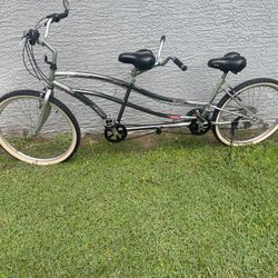 Tandem Double Seat Bicycle 
