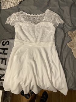 SheIn White Dress