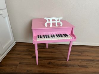 Pink kids toy Piano