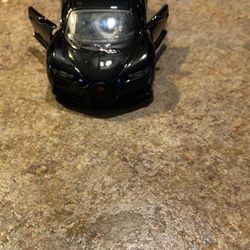 2021 Maisto Bugatti Chiron 1:40 Scale Diecast Car Black