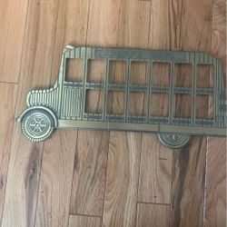 School bus small pic frame