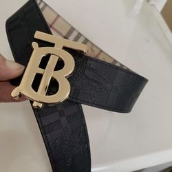 Reversible Burberry Belt 