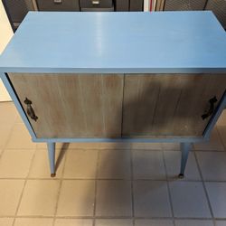Blue credenza/end table