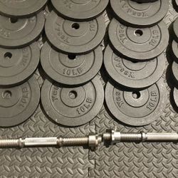 Adjustable Set of Dembbells 200 # Yes4All Like New