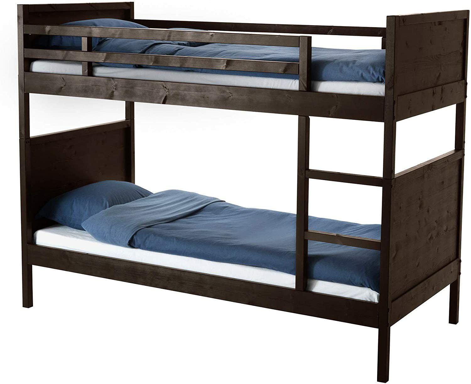 Free! Pickup before 10/30. Black-Brown Ikea bunk bed with Mattress