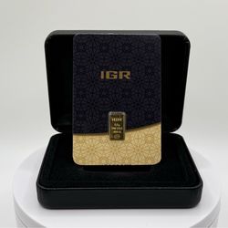 IGR 0.5 Gram Fine Gold Bar