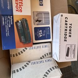 Lot of 5 HP Compatible Laser Toner Cartridges – New / Sealed – Office Bundle
