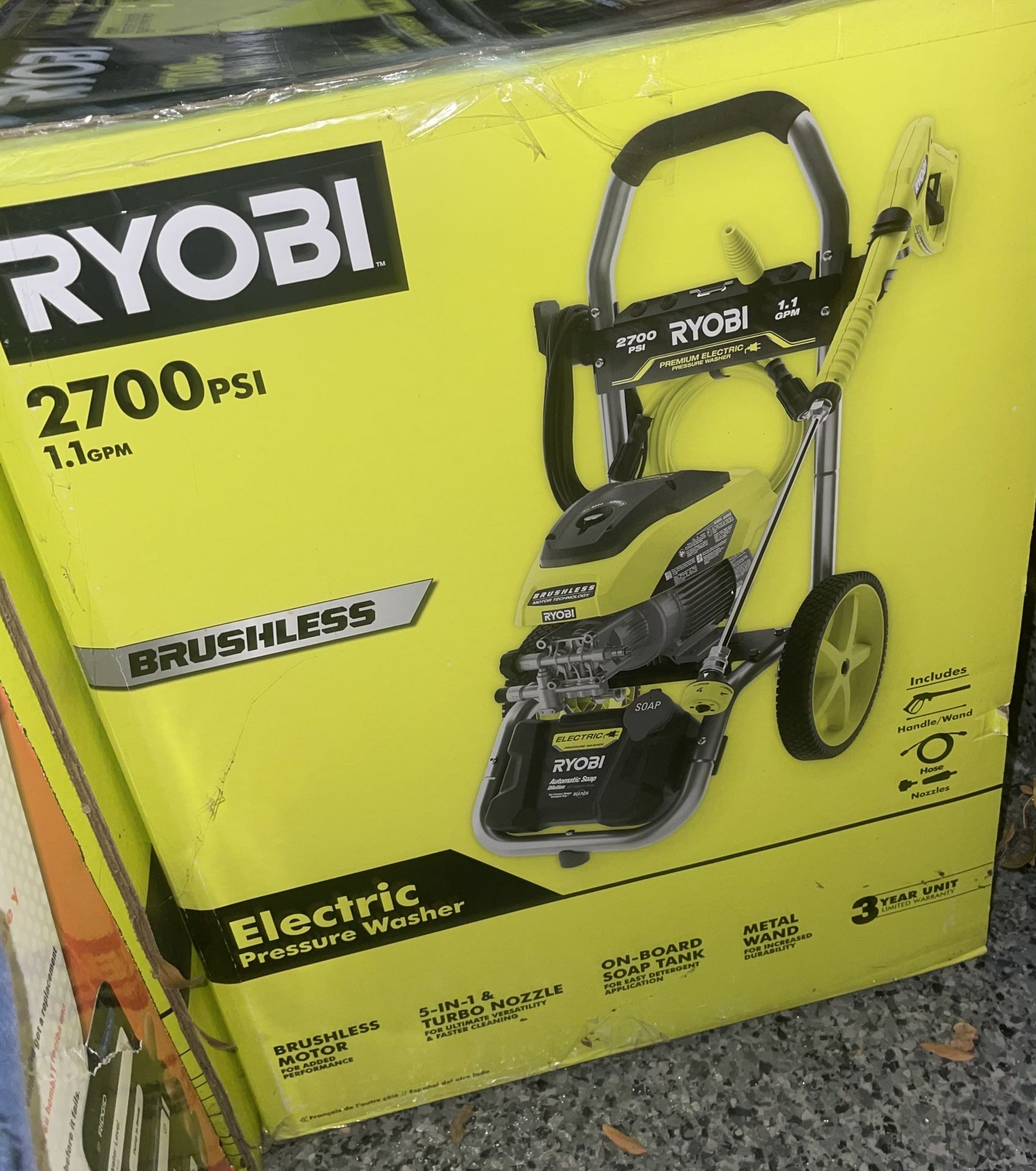 Ryobi Pressure Washer 2700 Psi