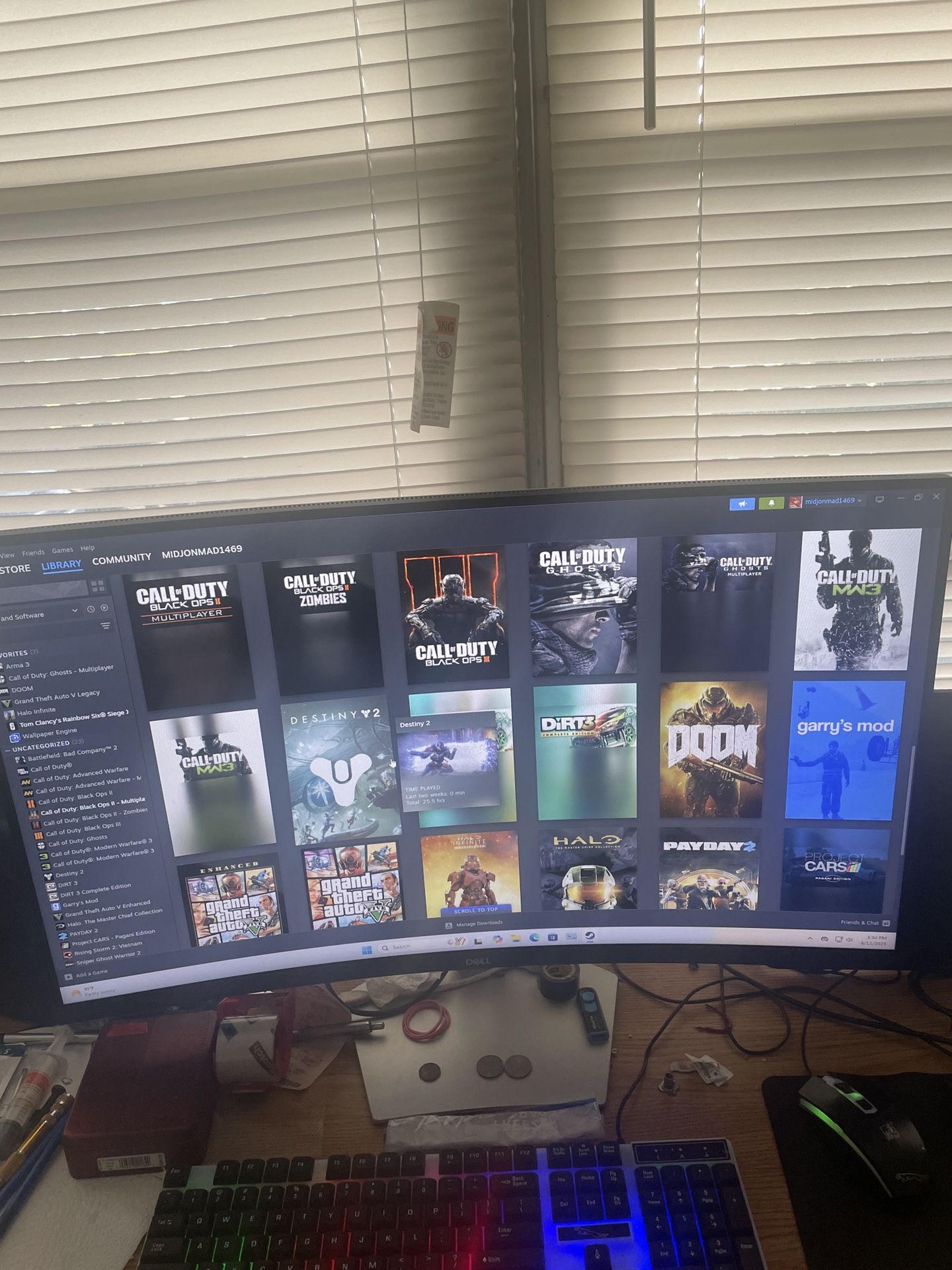 Dell 75 Hertz Curb 31 Monitor In Excellent Condition.