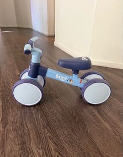 Bluey 4-Wheel Balance Bike for Toddlers