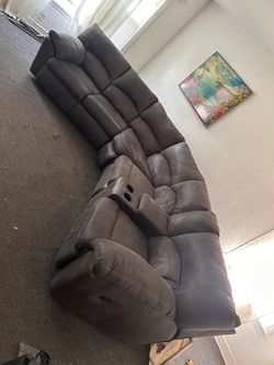 Large Sectional Reclining Sofa