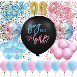 Gender Reveal Party Balloon Set 