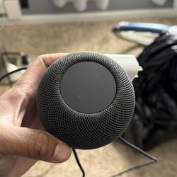 Black Apple HomePod mini