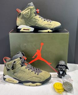 Nike Air Jordan 6 Retro x Travis Scott ‘Olive’: Men’s Size 11