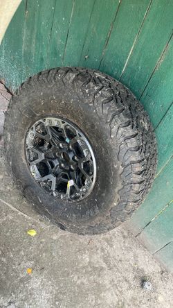 Raptor r rim with tire