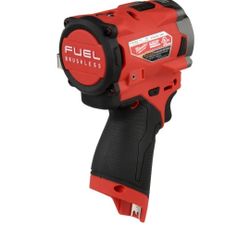 Milwaukee M12 FUEL 12-Volt Lithium-Ion Brushless Cordless Stubby 3/8 in. Impact Wrench (Tool-Only)