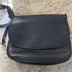 LONG CHAMP BLACK LEATHER
