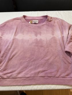 American Eagle Sweater Womens Small Maroon Color Boxy Cropped Ahh-Mazingly Soft