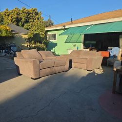Living Spaces Couch Set