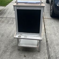 Chalkboard Easel Art Station