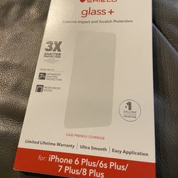 Invisible Shield glass cover NIB iPhone 6-8plus