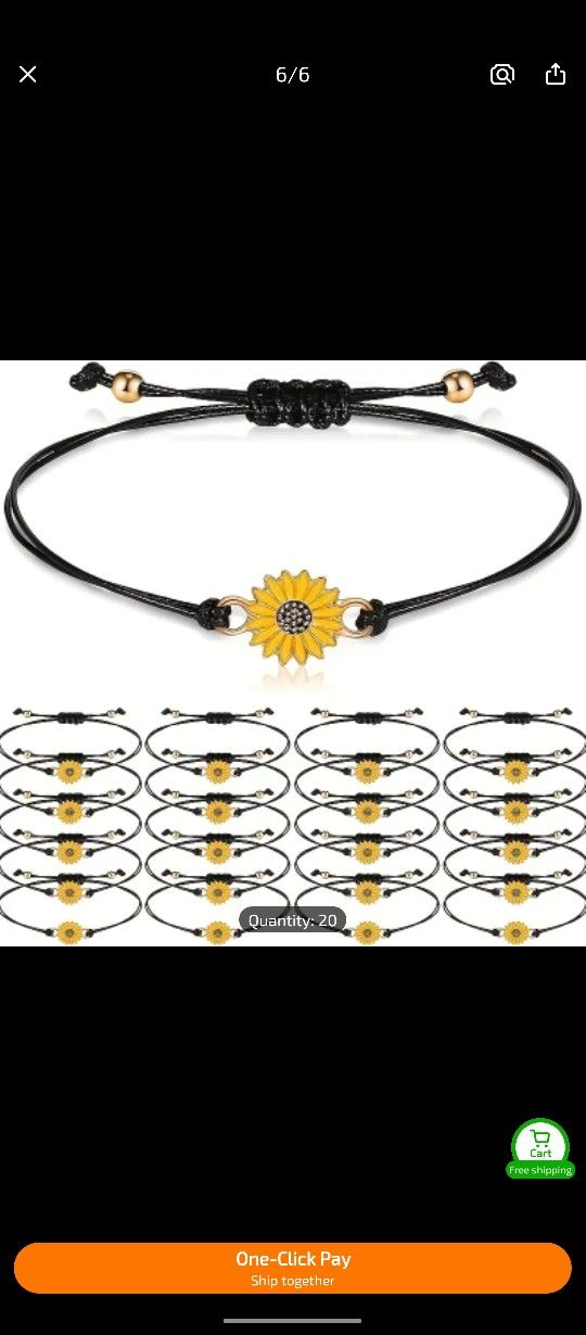 Sunflower Bracelets—PENDING