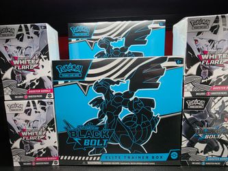 Pokemon Black Bolt & White Flare - Sealed ETBs / Booster Bundles 🔥