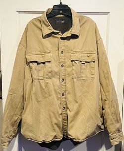 XL Jacket but in the smaller side, fits more like size LARGE, In Great Condition Looks Like New